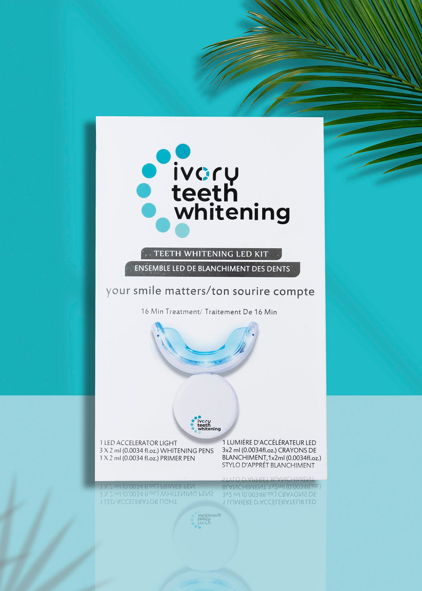 Ivory Teeth Whitening LED Home Whitening Kit