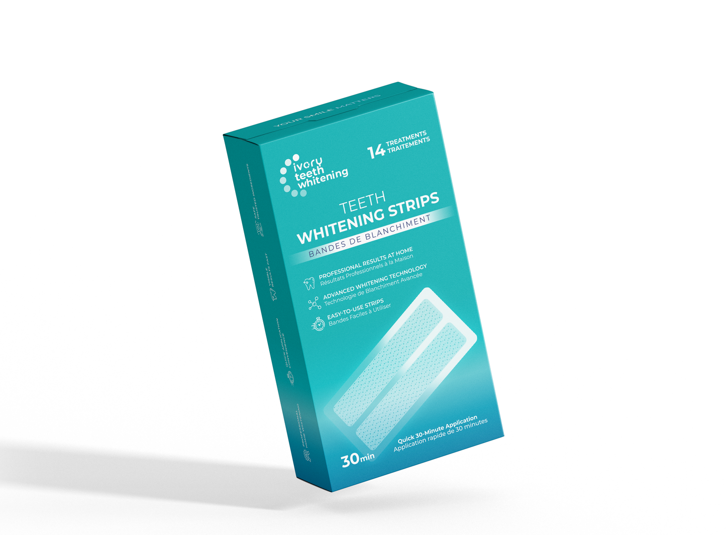 Ivory Teeth Whitening Strips – Achieve a Radiant Smile at Home