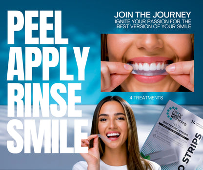 Ivory Teeth Whitening Pro Strips — Low-Sensitivity Teeth Whitening Strips – Safe For Sensitive Teeth | Brighter, Natural-Looking Results in Days | 14 Treatments