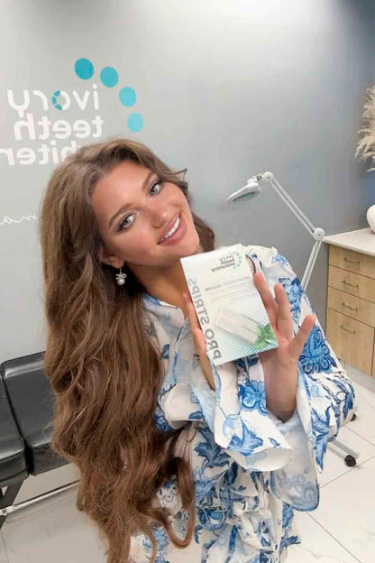 Ivory Teeth Whitening Pro Strips — Premium Dual-Action Whitening For Sensitive Teeth.