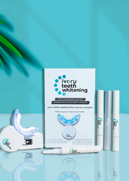 Ivory Teeth Whitening LED Home Whitening Kit