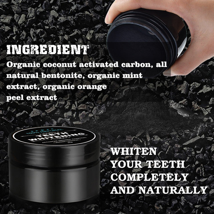 Organic Activated Charcoal Powder Mint flavor